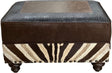 Zebra Ottoman - 34" x 24"