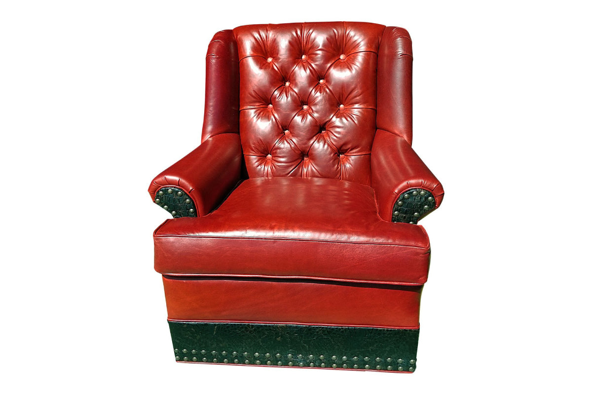 Roja Tufted Tallback Swivel Glider