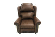Rustic Cowhide and Croc Recliner