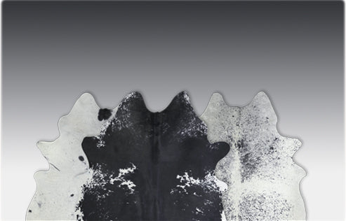 Salt & Pepper Black Cowhide Rugs