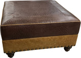 Ostrich Ottoman - 36" x 36"