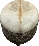 French Cowboy Ottoman - 60" x 36" Oval