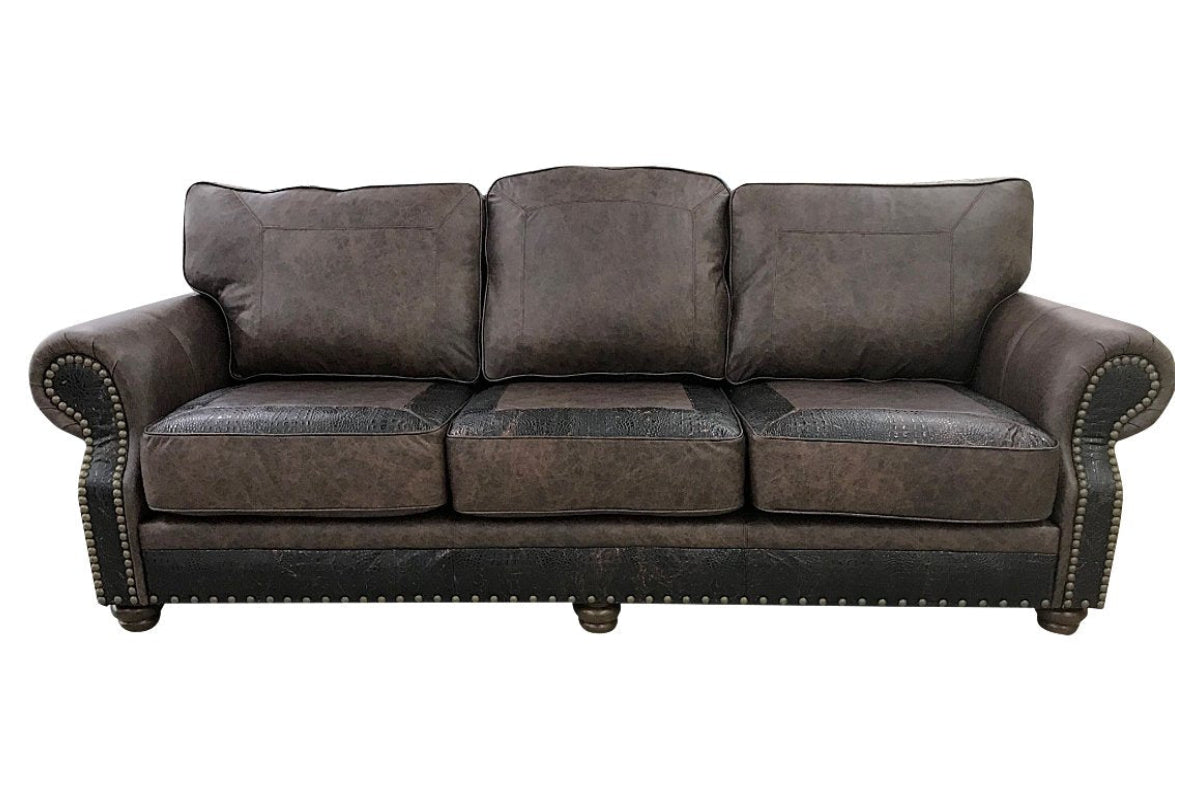 Split Rail 10' 3 Cushion Sofa