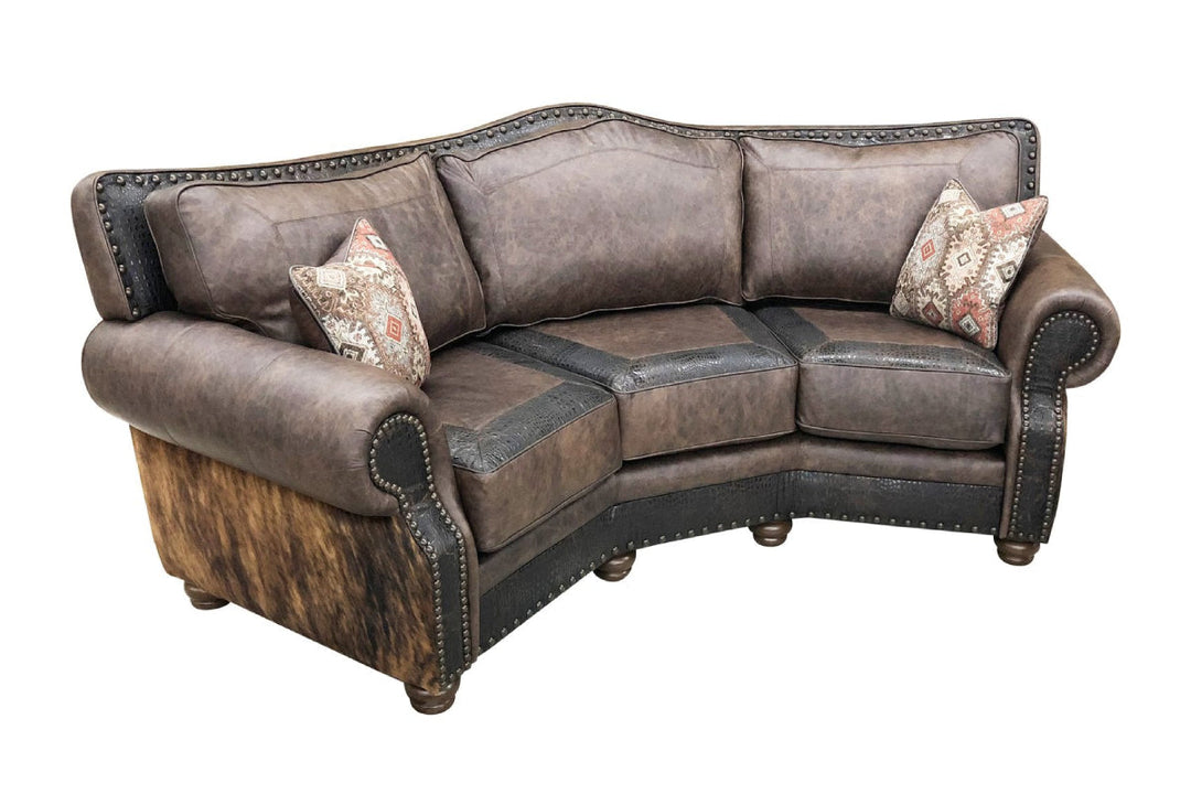 Split Rail Conversational Sofa