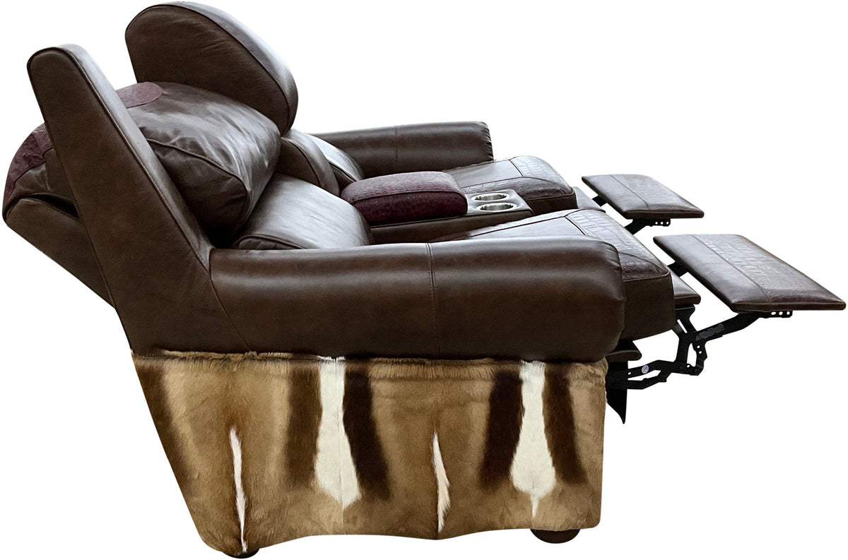 Springbok Double Reclining Theater Love Seat