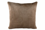 Taupe Brazilian Cowhide Pillow
