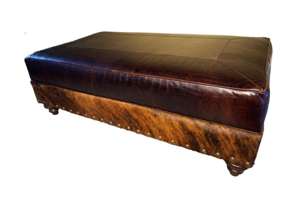 Vaquero Ottoman - 60" x 36"