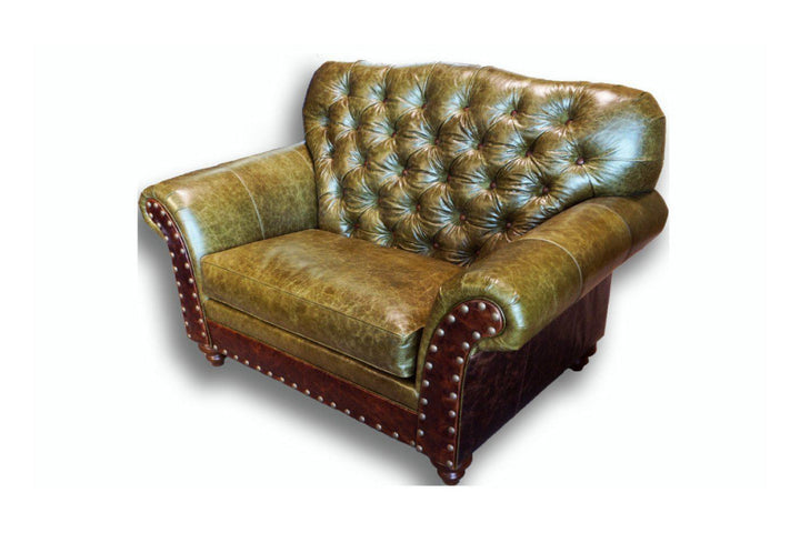 Victoria tufted Chair and 1/2