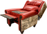 Red Rocks Oversized Wingback Recliner