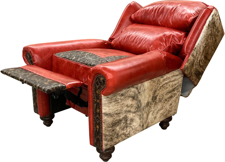 Red Rocks Oversized Wingback Recliner