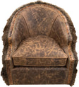 Yellowstone Buffalo Swivel Chair