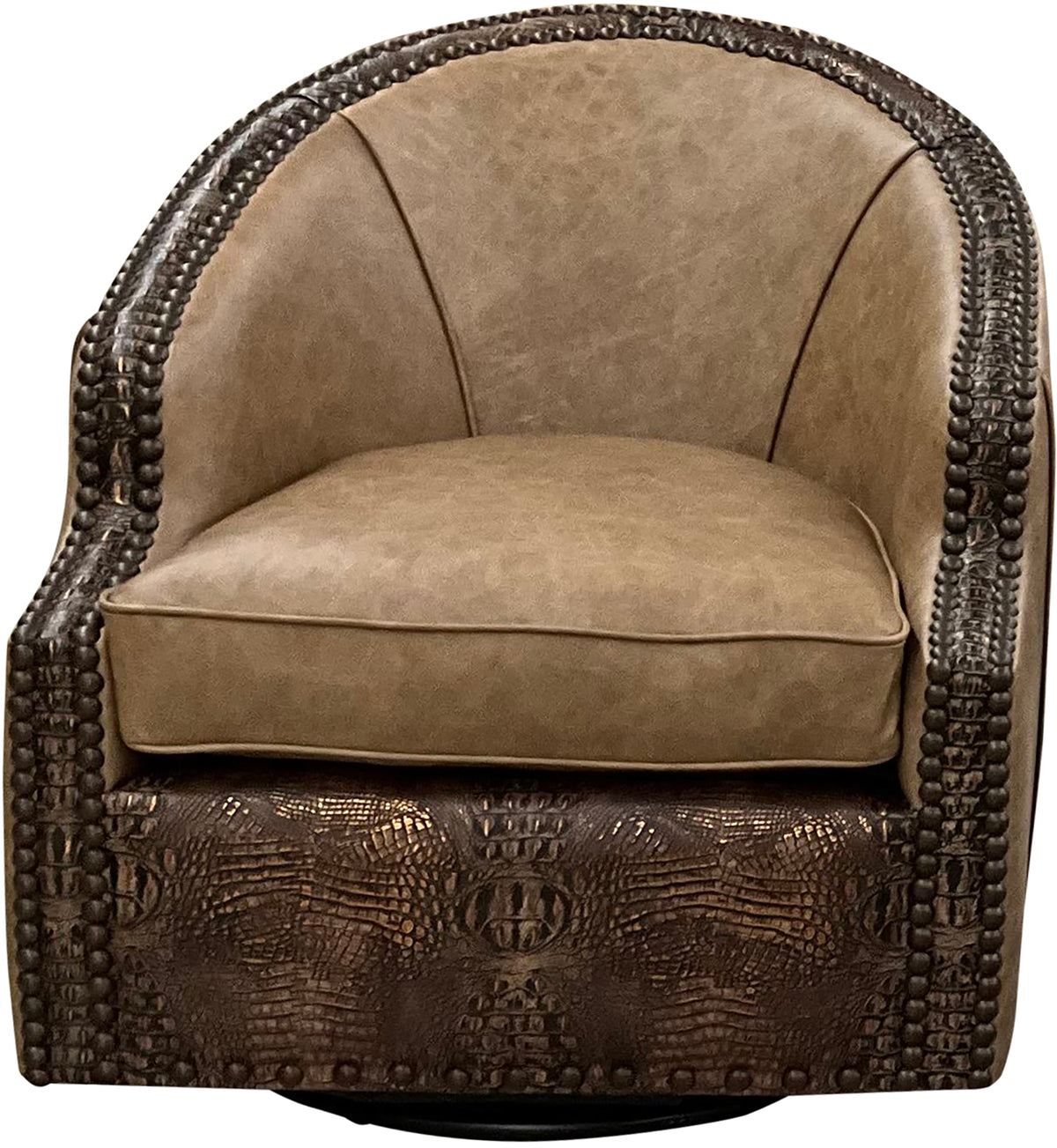 Kudu Barrel Swivel Chair