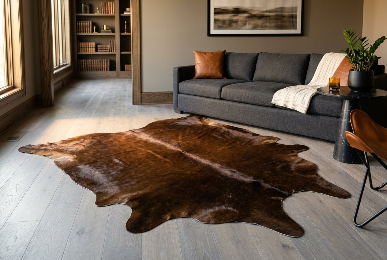 Cappuccino Cowhide Rugs
