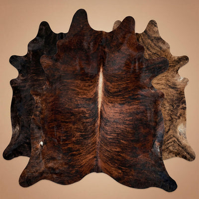 Dark Brindle Cowhide Rugs