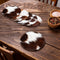 Cowhide Coasters - Brindle / Tricolor Assorted