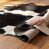Black & White Brazilian Cowhide Rug