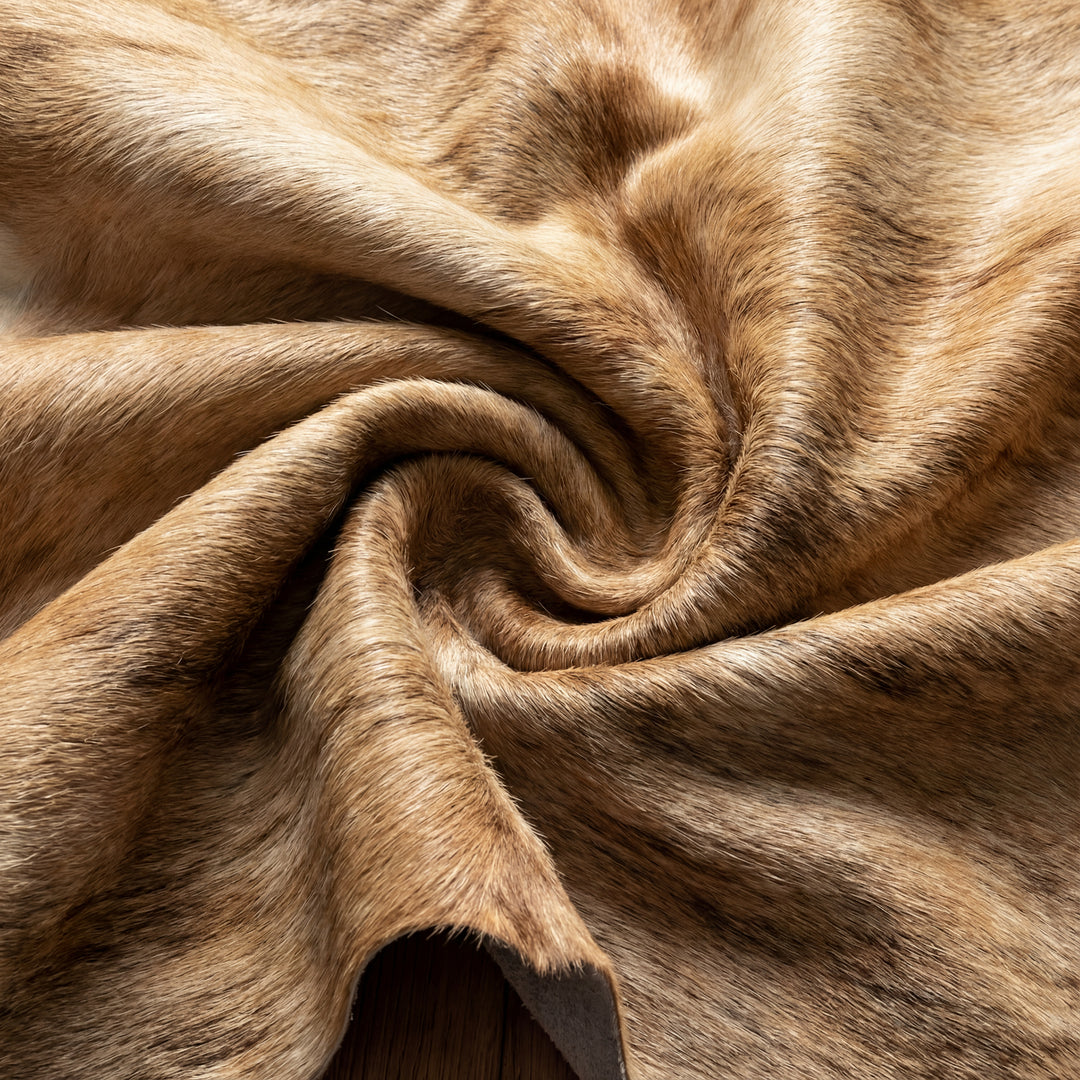 Light Brindle Brazilian Cowhide Rug