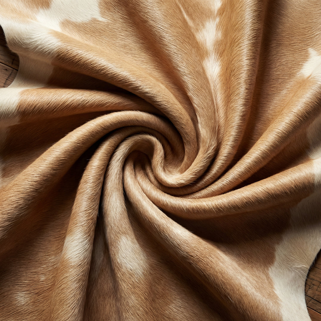Beige Brazilian Cowhide Rug