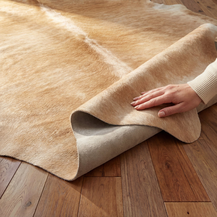 Beige Brazilian Cowhide Rug