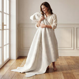 White Brazilian Cowhide Rug