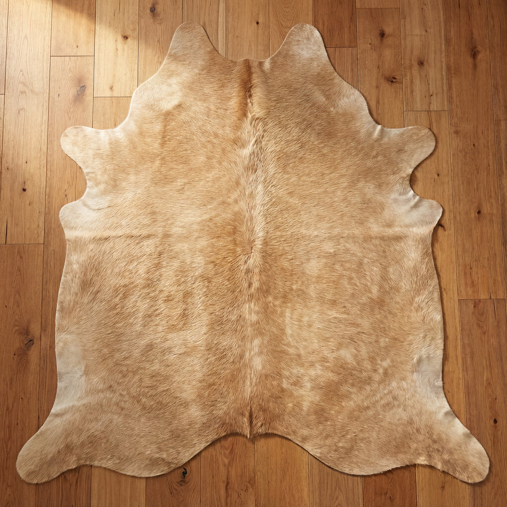 Beige Brazilian Cowhide Rug