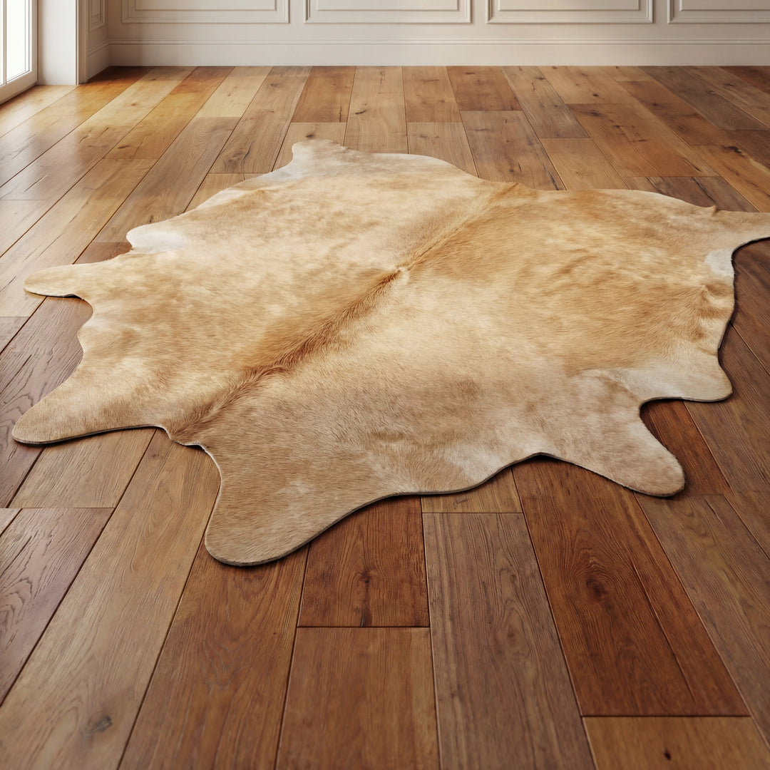 Beige Brazilian Cowhide Rug