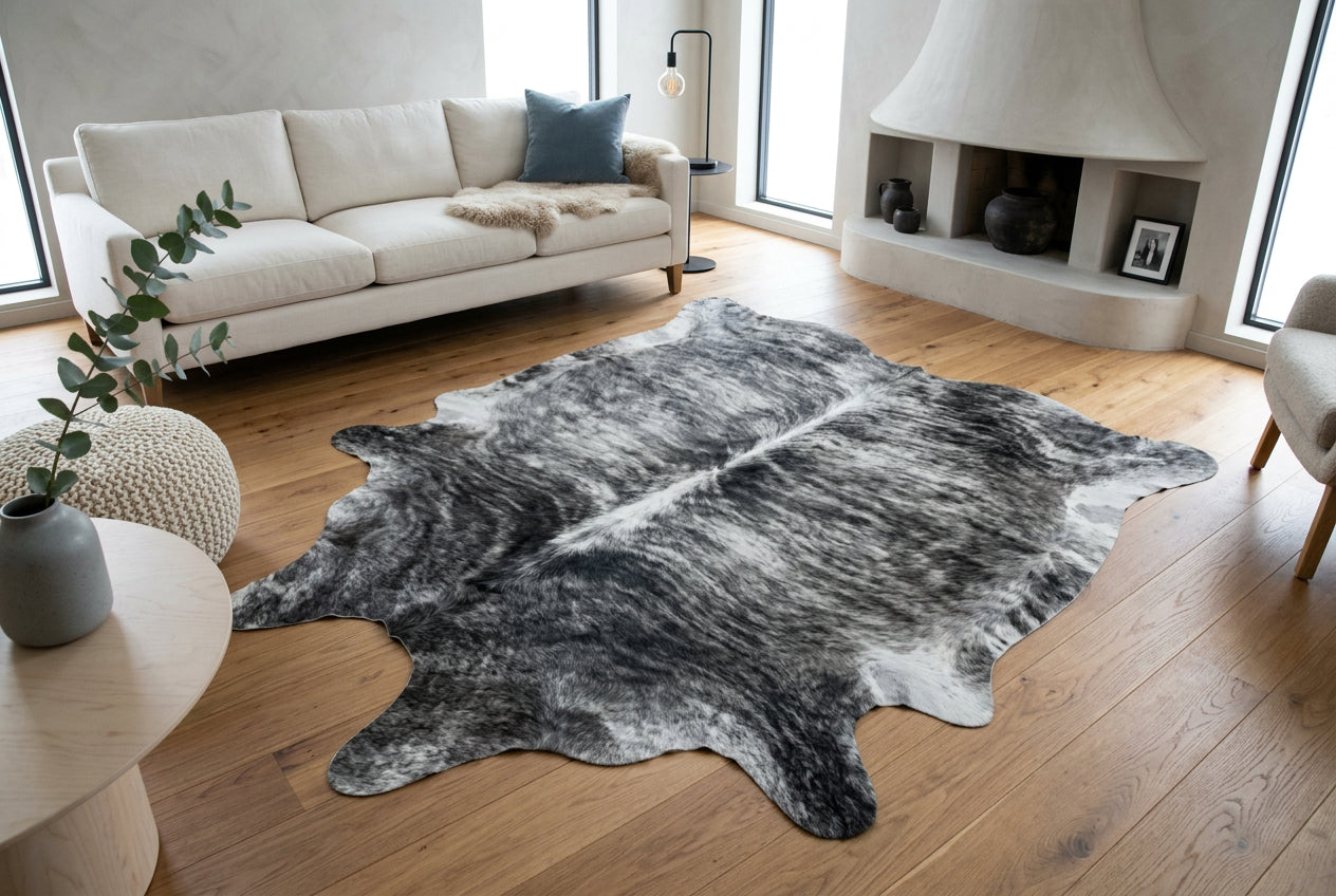 Grey Brindle Cowhide Rugs