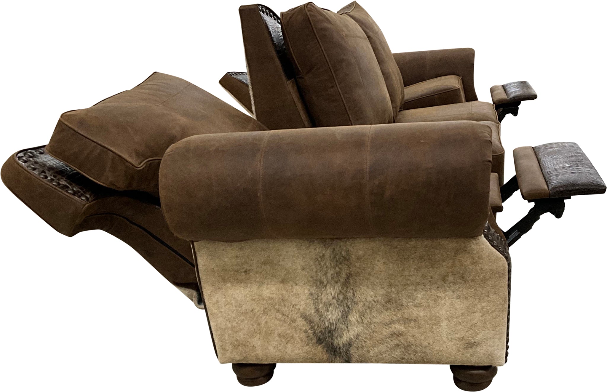 Hacienda Straight Back Reclining Sectional Sofa