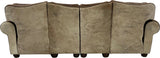 Hacienda Straight Back Reclining Sectional Sofa