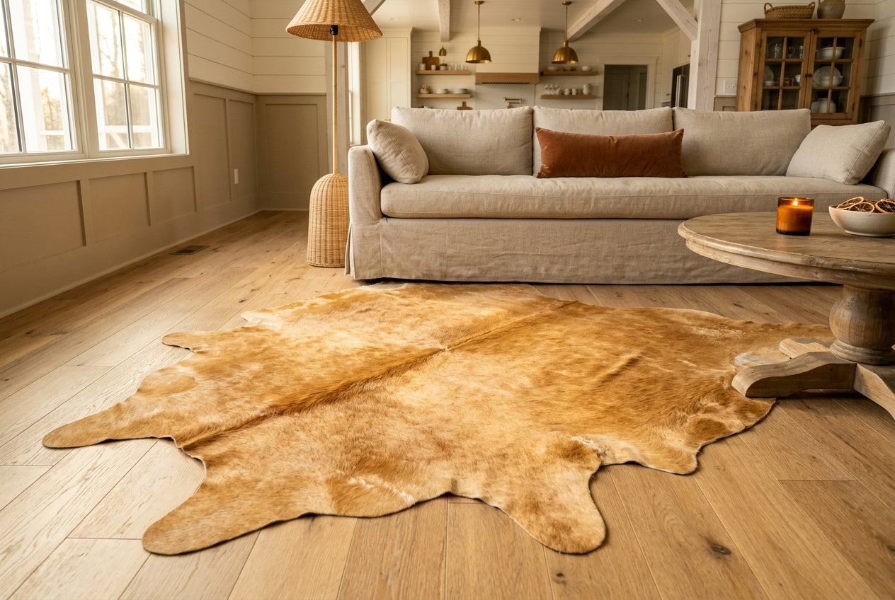 Light Caramel Cowhide Rugs