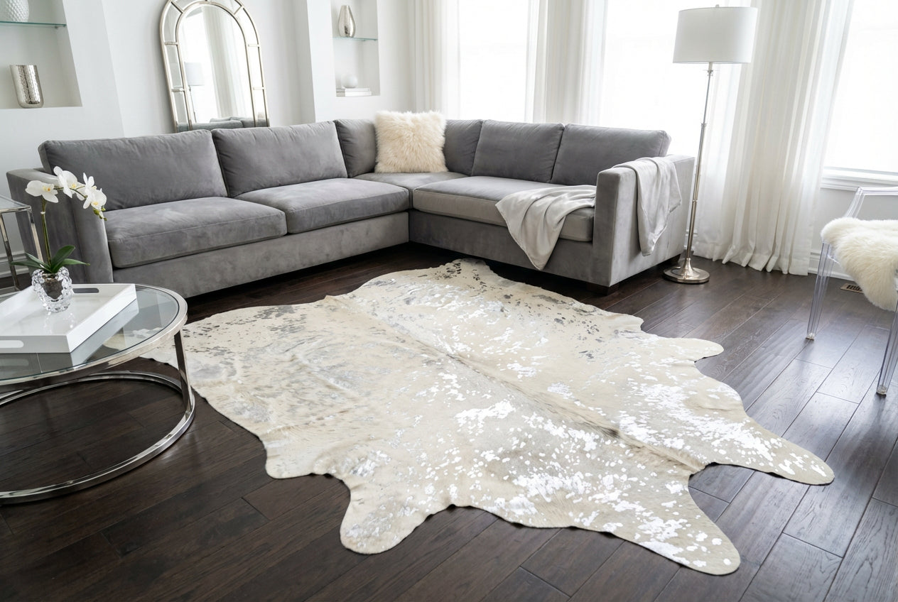 Metallic Cowhide Rugs