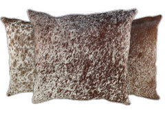  Speckled Brown Cowhide Pillows