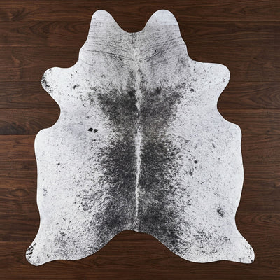Salt & Pepper Black Cowhide Rugs
