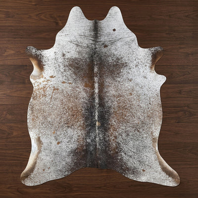 Salt & Pepper Brown Cowhide Rugs