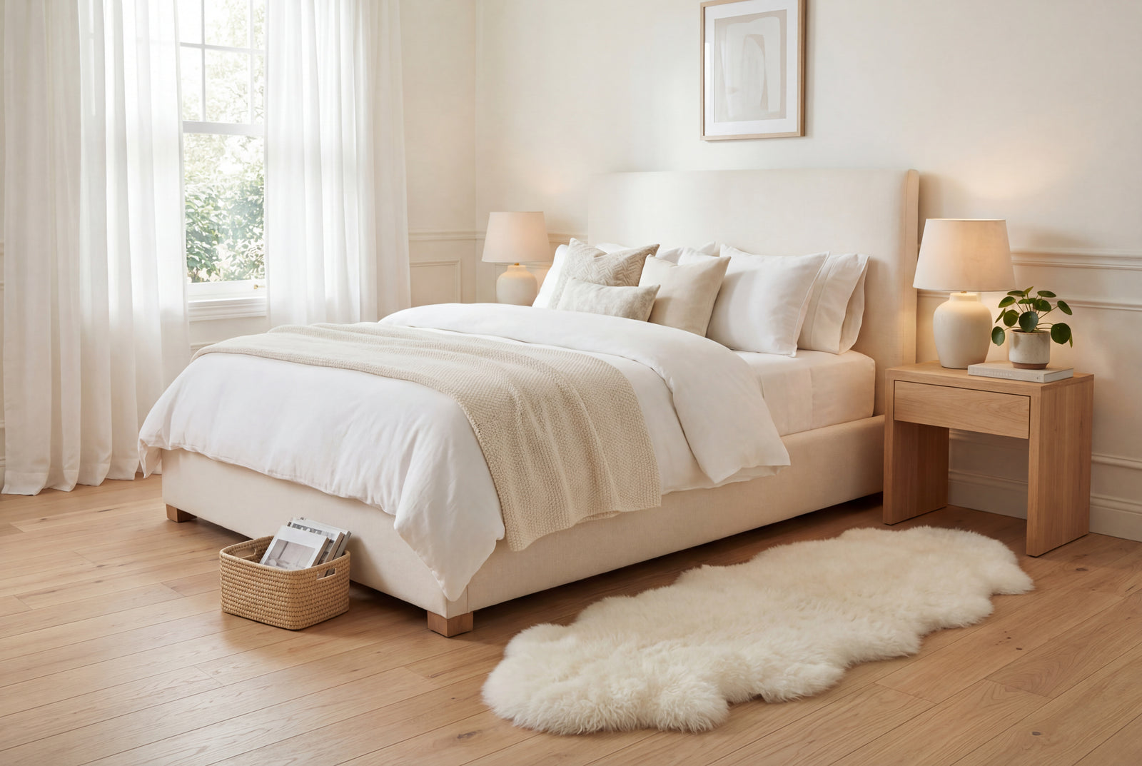 2'x6' Sheepskin 2-Pelt Rugs