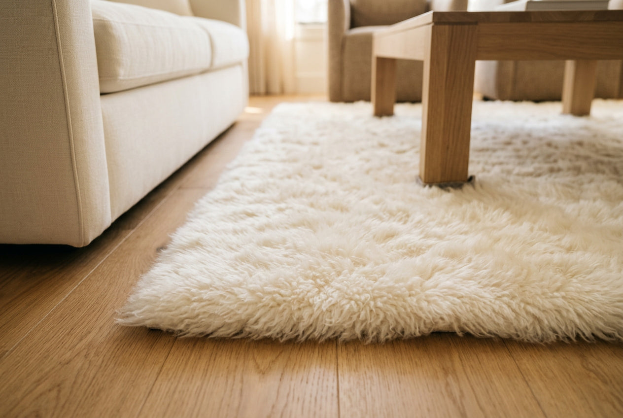 4'x6' Rectangular Sheepskin Area Rugs