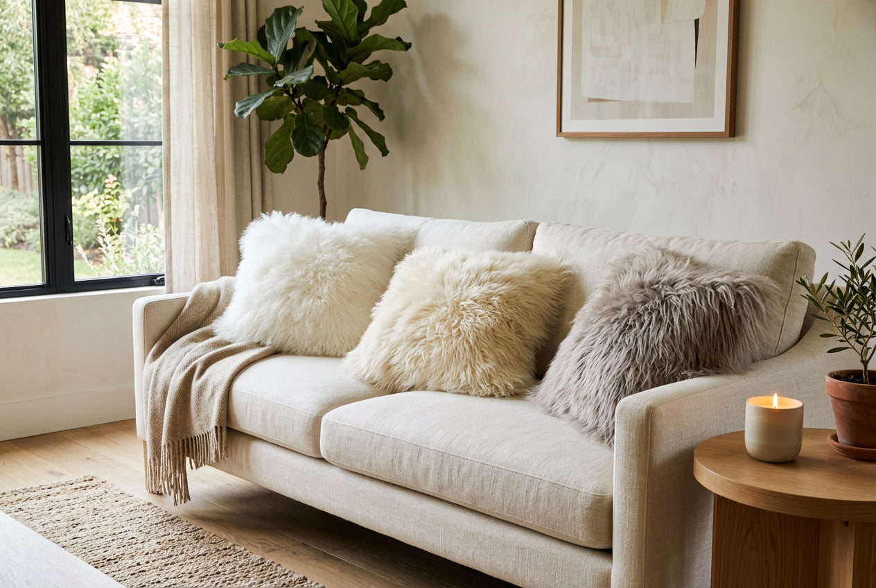 Sheepskin Pillows