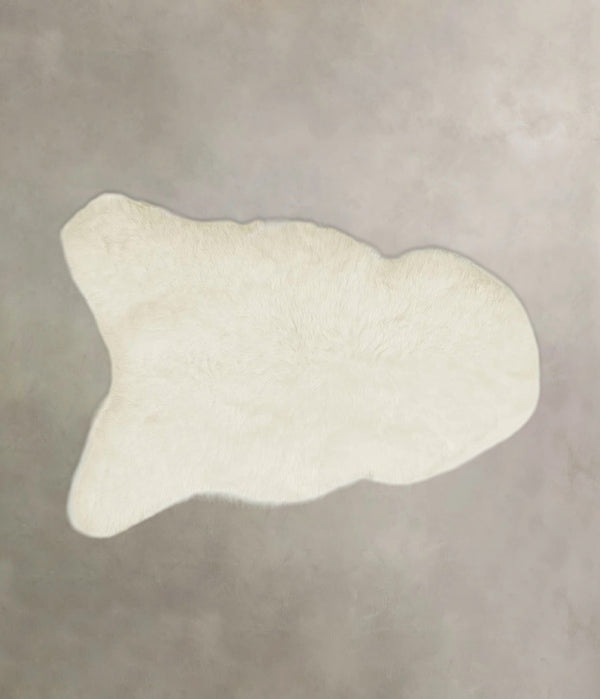 Linen 2' x 3' Sheepskin Rug
