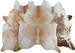  Speckled Brown Cowhide Rugs