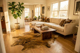 Medium Brindle Brazilian Cowhide Rug