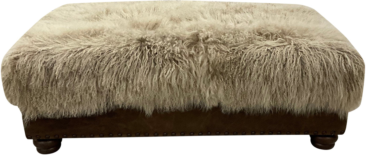 Tibetan Sheep Storage Ottoman - 60" x 36"