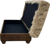 Tibetan Sheep Storage Ottoman - 60" x 36"