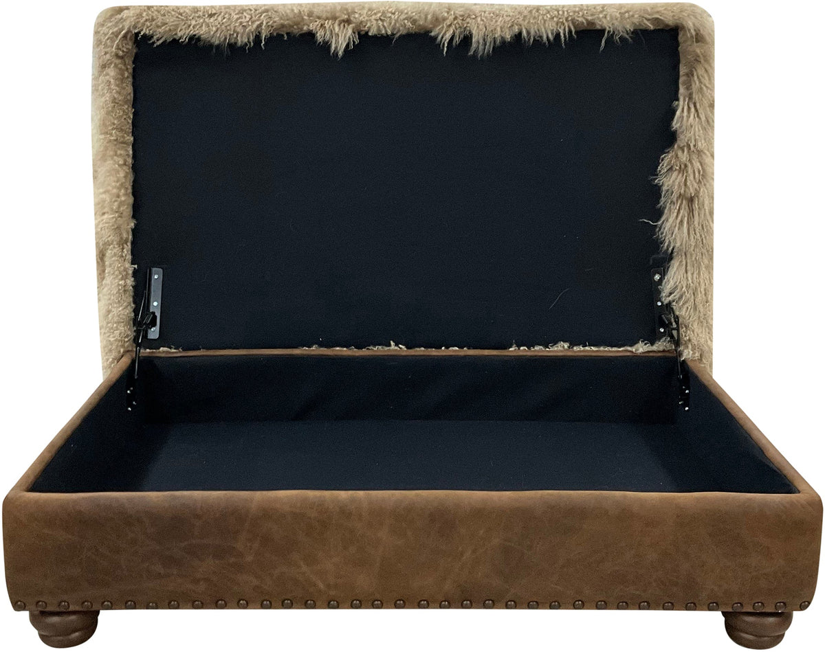 Tibetan Sheep Storage Ottoman - 60" x 36"