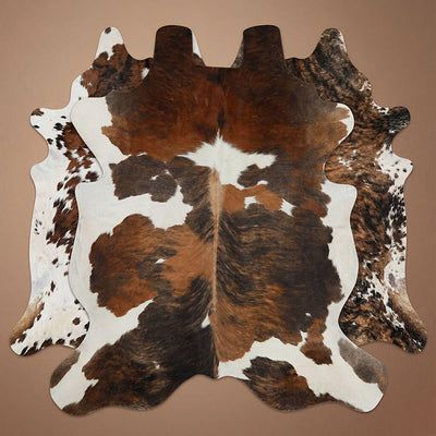 Tricolor Cowhide Rugs