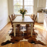 Tricolor Cowhide Rug