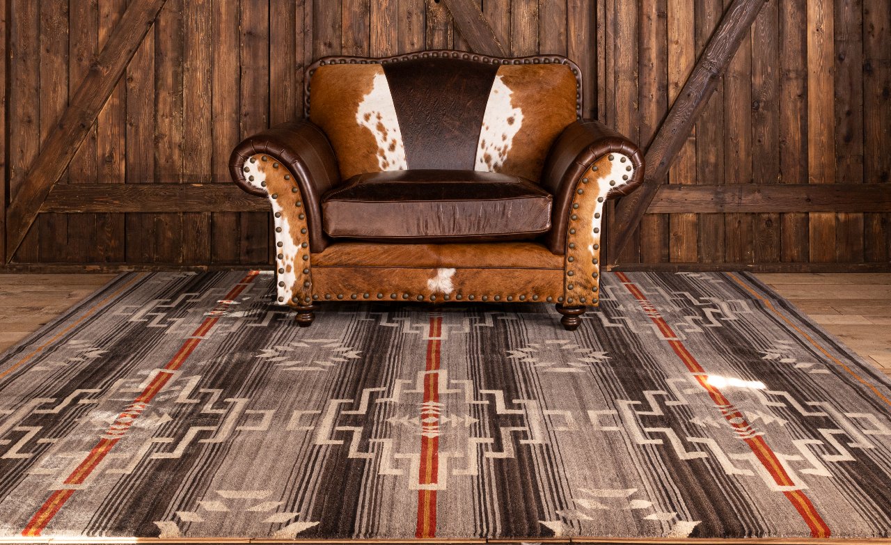 Wild Bill Western Leather Chair and 1/2