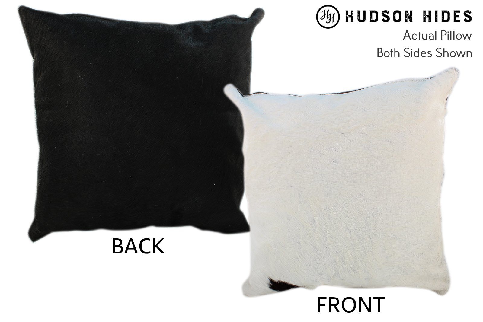 Black and White Cowhide Pillow #10137