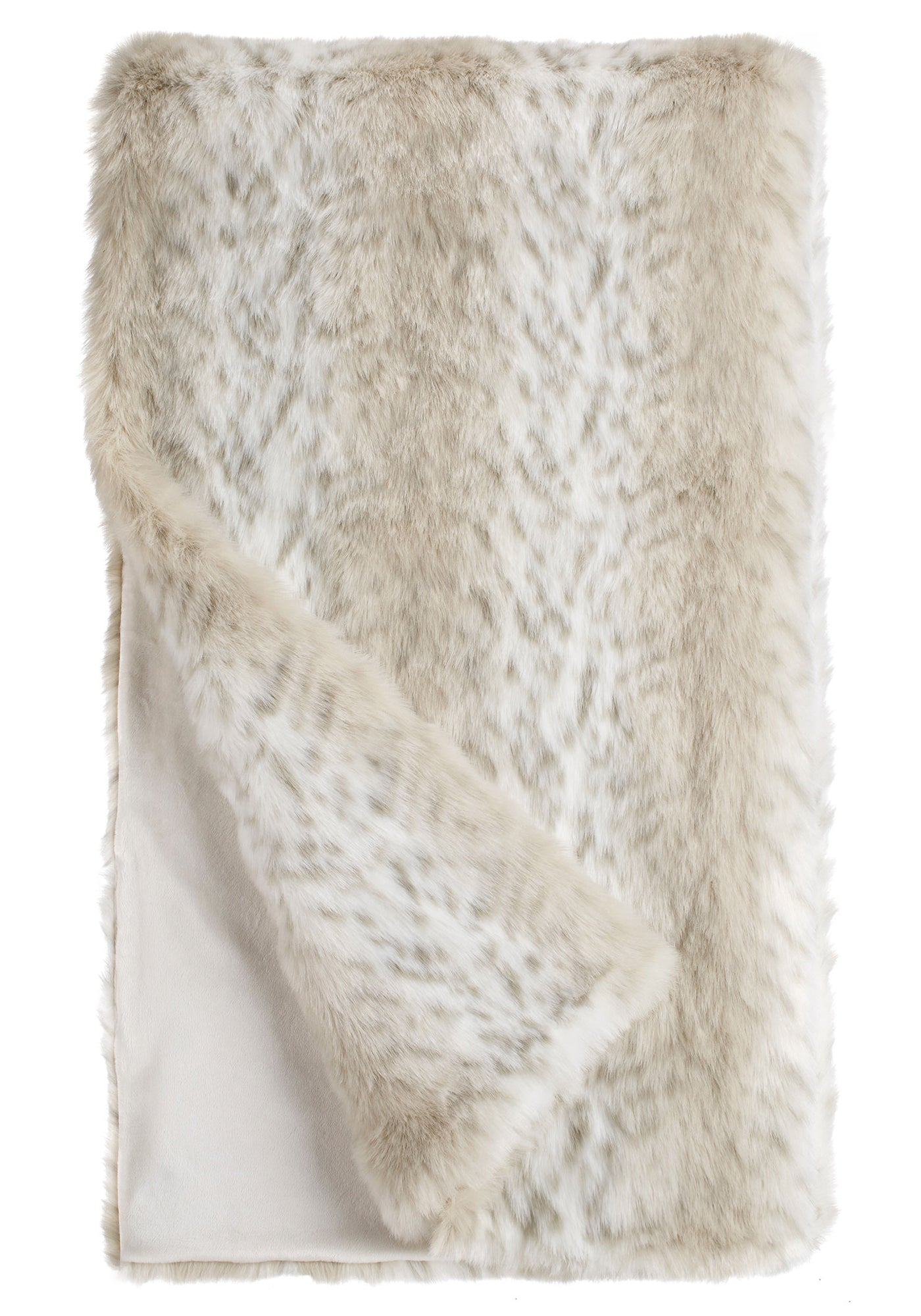 Lynx Faux Fur Throw