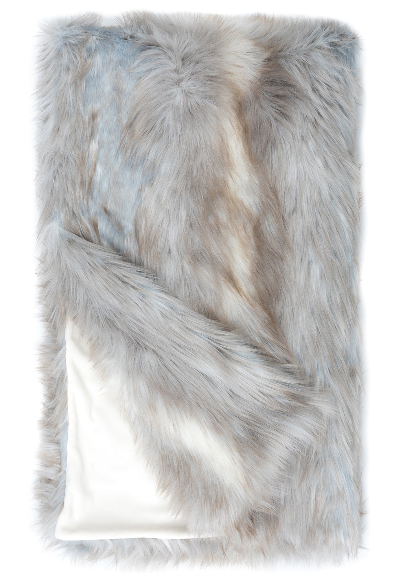 Siberian Fox Faux Fur Throw