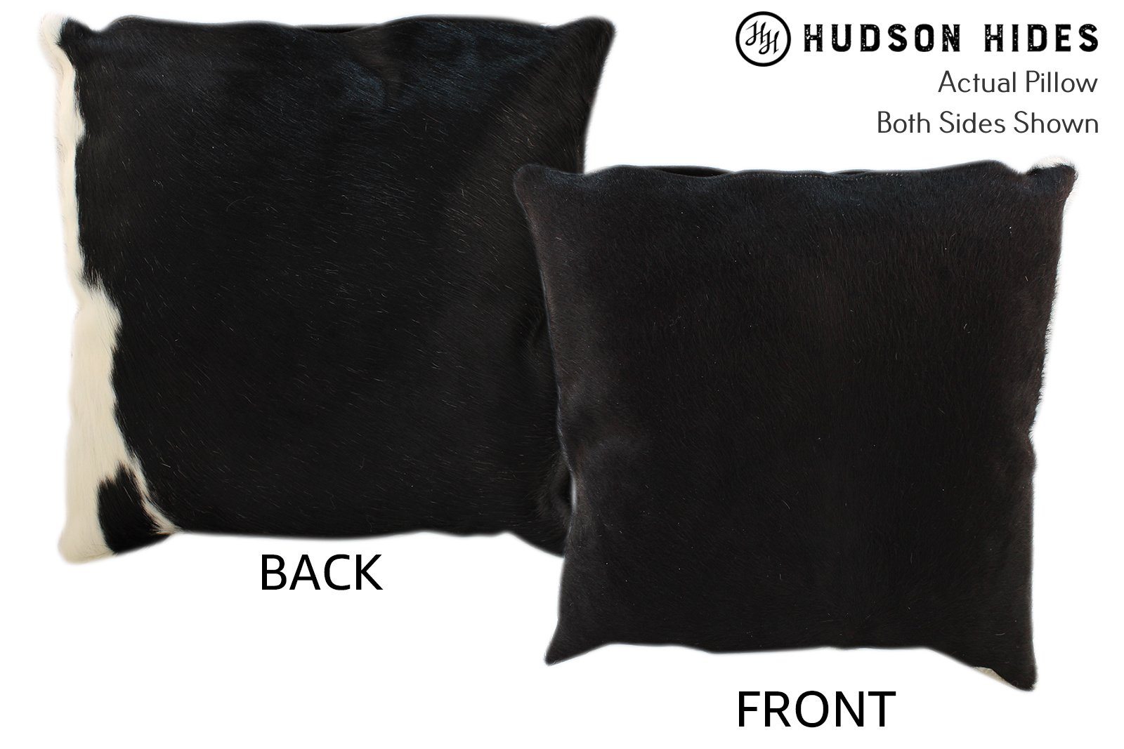 Black and White Cowhide Pillow #10784